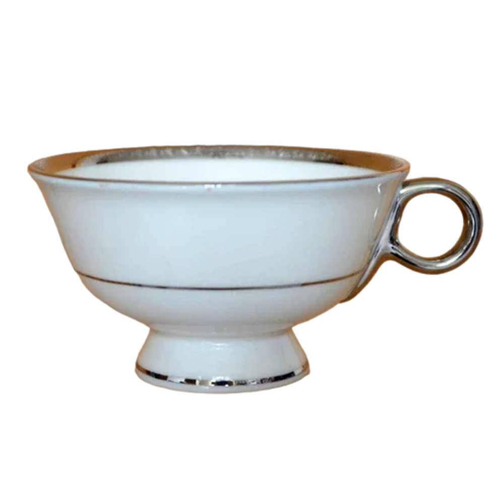 Theodore Haviland New York Shelton Made in America  Platinum Trim Tea Coffee Cup